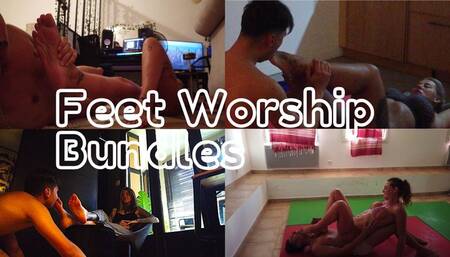 Feet Worship Bundle - Xena, Warrior Amazon, Abrahel, Tattooed Goth