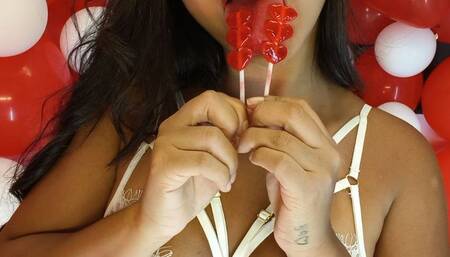 part #6 valentins day ( Sensual suck lollipop )