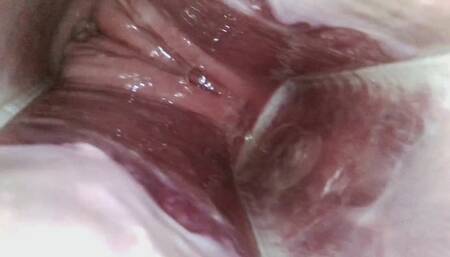 My vaginal orgasms recorded with endoscopy