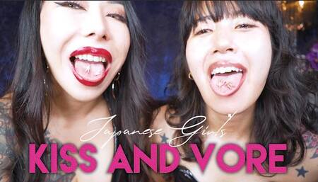 Japanese Girls' KISS and VORE ft Miss Mona