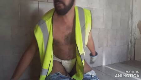 Builder in Mess of Mud