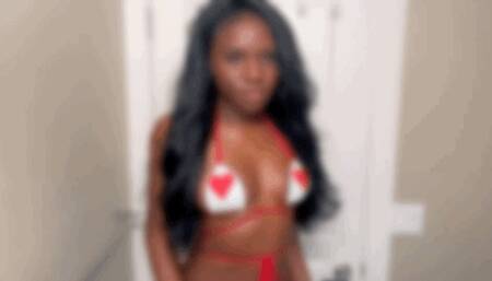 Achoo sneezes in Bikini with Loud Honking Nose Blowing