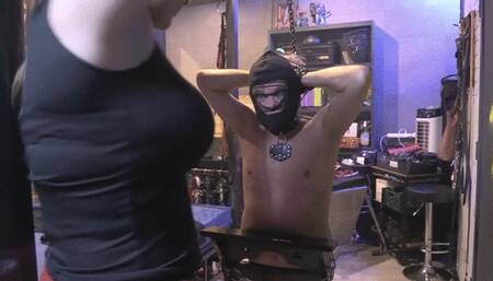 submissive slave training spitting and smoking