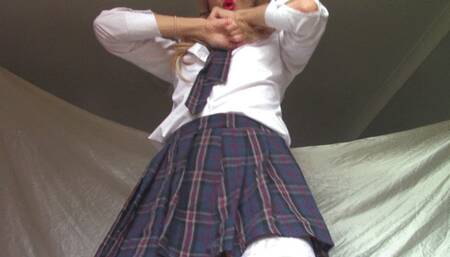 Ballbusting Legs In Lingerie