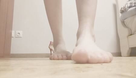 walking on money with louboutin