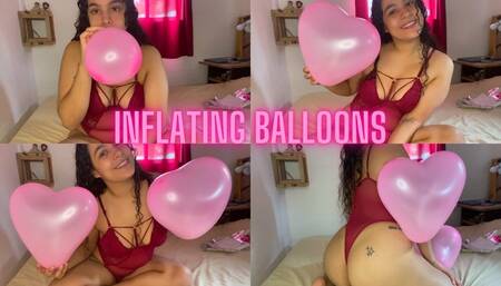 INFLATING BALLONS