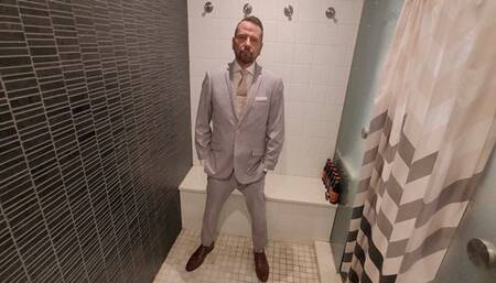 Soaking Down a Brand-New Full Suit With Dark Ale