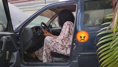 Sexy Hard Crank In My Gold Stiletto Mules