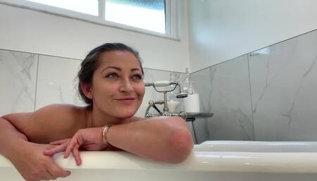 Bathtime FemDom JOI - Spit and Asshole Worship