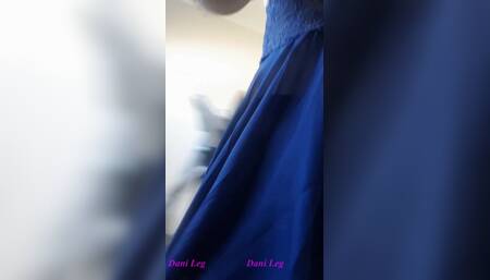 Dani_leg in Sexy Black Pattered Pantyhose Mobile Video