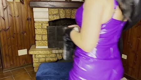 Gloved Handjob - Cumshot