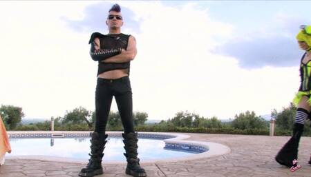 Punk or Cosplay girl