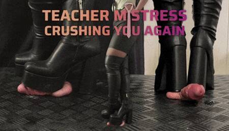Your Teacher Mistress Crushing Your Cock Again and Again (Edited Version) - TamyStarly - Cock Balls Crush Trample, Shoejob, CBT, Trampling, Bootjob, Stomping