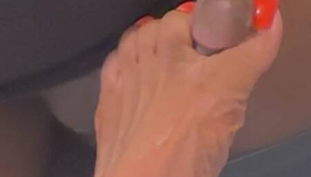Suck & Fuck Orange Toe Spread For Stepdaddy Part 1