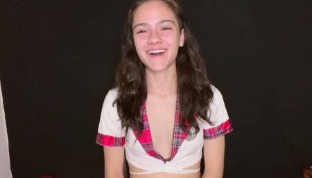 Teen’s first time blowing an O with asthma