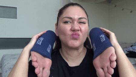 TORN SOCK FOOT SMELLING