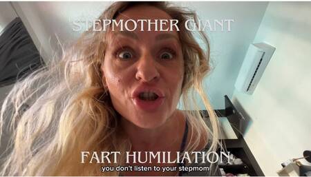 Fart Humiliation from Evil Giant Stepmother