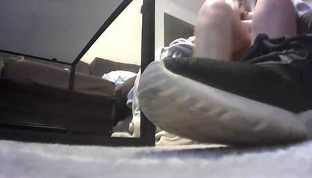 POV: Stuck Inside Her Old Black Nikes While She Plays Wii Games for 30+ Minutes!