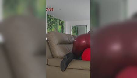 Shiny Leggings Facesitting by Gorgeous Brook Logan
