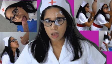 Sperm bank nurse eRica convinces a donor into giving her a facial!