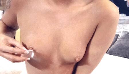 Tiny Tits Nipple Ice Play with Katie Katt - WMV (SD)