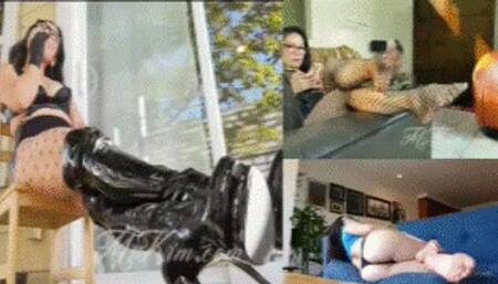 Ignoring Femdom Bundle - Mz Kim Bratty Femdom Ignores you as Part Of your Slave Training With POV Foot Worship