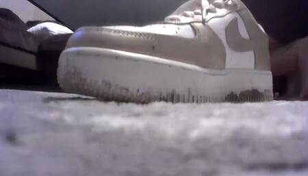 POV: Stuck Inside Her Dirty Nike Air Max Gym Shoes After a Sweaty Workout (Night Vision Mode)