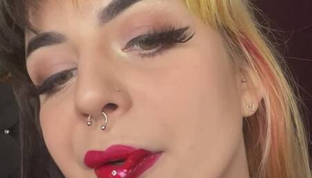 I see RED (lipstick)