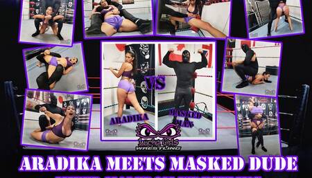 1269-Aradika Meets Masked Dude - Mixed Maledom Wrestling