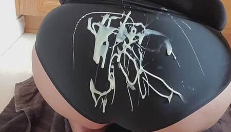 Sweet cream on my ass and feet