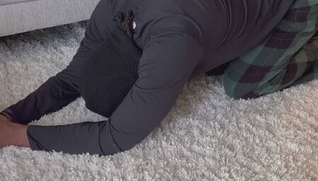 Using a footboy as a footrest