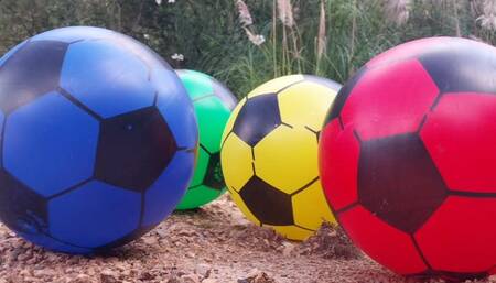 BURST BALLS WITH CAR TIRE