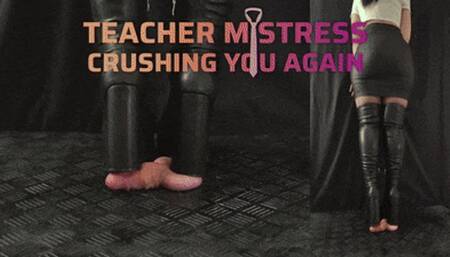 Your Teacher Mistress Crushing Your Cock Again and Again (Double Close Version) - TamyStarly - Cock Balls Crush Trample, Shoejob, CBT, Trampling, Bootjob, Stomping