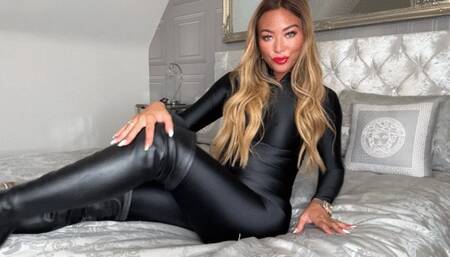 Gagging To Be Fucked In My Nylon Bodystocking