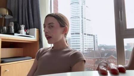 Watch me get my bottoms on and feel the music