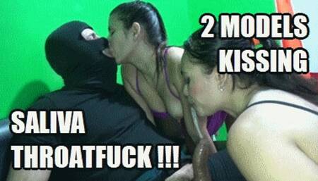 KISSING 250216SJ CANDY + SARAI THROATFUCKING 2 SLAVES KISSING WITH MESSY SPIT DURING A SLOPPY DEEPTHROAT (FULL HD MP4 VERSION)