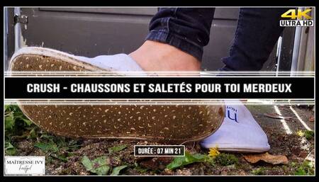 Crush chaussons et saletés pour toi merdeux 4K