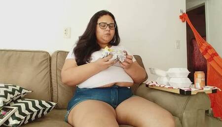 Couch Potato - Stuffing my face