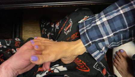 Sexy Little Feet Getting a Massage