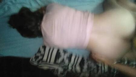 POV I Record with My Cell Phone How I Fucked a Blonde Girl with a Bun