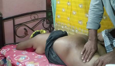 After a Long Time, I Massaged My Friend's Wife, She Has Come by Train for 3 Days.
