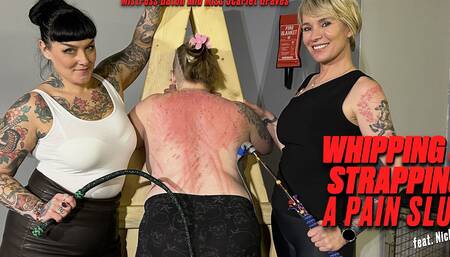 Whipping and Strapping a Pain Slut Featuring Nichole