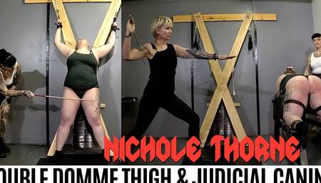 Nichole Thorne Double Domme Thigh & Judicial Caning