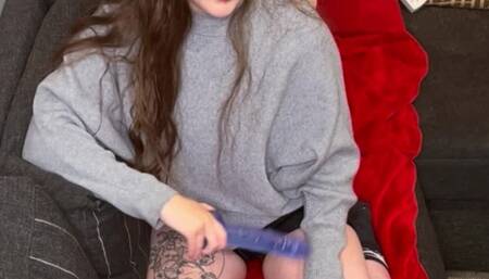 Dildo Blowjob & Fucking Myself