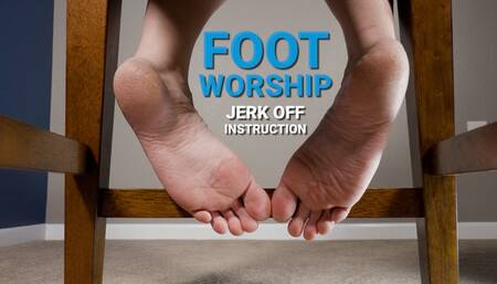 Stroke to My Wrinkled Feet Under My Chair Foot Worship JOI - Kylie Jacobsx - MP4 1080p HD