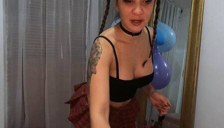 Inflating balloons 12 colors-not pop-cool long-collegiate show