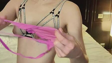 Julia tight bondage tapegag panty