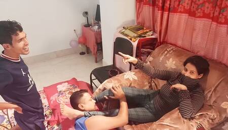 One Hot Indian Girl, Two Wild Guys – Ultimate Threesome Fantasy