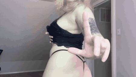 CLOTHED HUMILIATION FOR A PATHETIC LOSER