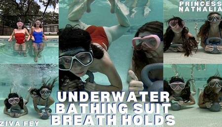 4K Ziva Fey - Bathing Suit Breath Holds With Princess Nathalia